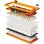Tastatur Konix Naruto Kx Pro 75% Azerty RGB Hot Swap Dreifach Verbindung