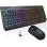 Teclado The G-lab Combo Tungsten EX membrana compacto AZERTY con ratón RGB inalámbrico