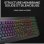 Teclado The G-lab Combo Tungsten EX membrana compacto AZERTY con ratón RGB inalámbrico