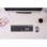Tastiera Bluestork Grapheme Slim Azerty Metallica Silenziosa Wireless con Mouse Ambidestro