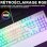 Tastatur The G-lab Keyz Rubidium mechanisch Gaming RGB Outemu Red Azerty 105 Tasten