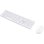 Teclado Bluestork AZERTY de membrana con ratón cableado y adaptadores USB-C