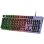 Tastatur Mars Gaming MK220FR Hybrid Membran mit FRGB Rainbow und Halo Beleuchtung