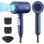 Sèche-cheveux Ionique Professionnel Dam Electronics 1800W 2 Températures 2 Vitesses Bleu