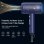 Sèche-cheveux Ionique Professionnel Dam Electronics 1800W 2 Températures 2 Vitesses Bleu