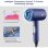 Sèche-cheveux Ionique Professionnel Dam Electronics 1800W 2 Températures 2 Vitesses Bleu