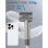 Sèche-cheveux Ionique Professionnel Dam Electronics Mini Air 2200W 4 Températures 2 Vitesses Gris
