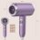 Secador de Pelo Profesional Dam Electronics 2400W 3 Temperaturas 2 Velocidades Morado