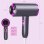 Sèche-cheveux Ionique Professionnel Dam Electronics 2400W 3 Températures 2 Vitesses Gris