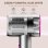 Sèche-cheveux Ionique Dam Electronics 2400W 3 Températures 3 Vitesses Gris avec Accessoires