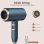 Sèche-cheveux Ionique Professionnel Dam Electronics 2400W 3 Températures 2 Vitesses Bleu