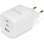 Cargador DICOTA D32054 65W 3 Puertos USB-C GaN Power Delivery 3.0 Blanco