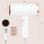 Sèche-cheveux Ionique Professionnel Dam Electronics 2400W 3 Températures 2 Vitesses Blanc