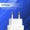 Ladegerät USB PD Typ C 20W IGGUAL Innen Weiß