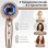 Sèche-cheveux Professionnel Ionique Dam Electronics 2400W 3 Températures 3 Vitesses Accessoires Champagne