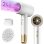 Sèche-cheveux Ionique Dam Electronics 2400W 3 Températures 3 Vitesses Accessoires Blanc