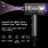Sèche-cheveux Ionique Professionnel Dam Electronics 1800W 2 Températures 3 Vitesses Gris
