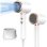 Sèche-cheveux Professionnel avec Diffuseur Dam Electronics 2400W 3 Températures 2 Vitesses Blanc