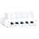Estación Dock Compulocks 5PUSBCDKS-UK Universal USB Tipo C Blanco