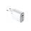 Wandladegerät Celly UPTC 65W 2 USB-C-Ports und 1 USB-A GaN Weiß