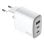 Wandladegerät Celly UPTC 65W 2 USB-C-Ports und 1 USB-A GaN Weiß