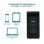 Caricatore 100W Mobilis 2USB-C 1USB-A GaN Nero