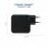 Caricatore 100W Mobilis 2USB-C 1USB-A GaN Nero