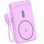 Power Bank Inalámbrico Leotec 5000mAh 20W Rosa