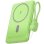 Power Bank Kabellos Leotec 5000mAh 20W Grün