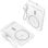 Power Bank kabellos Leotec 5000mAh 20W weiß