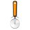 Cortapizzas BRA Efficient A195018 Acero Inoxidable Negro Naranja