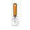 Cortapizzas BRA Efficient A195018 Acero Inoxidable Negro Naranja