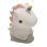Figura Iluminada Decorativa Muitomas Unicornio USB-C Silicona Blanca