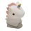 Figura Iluminada Decorativa Muitomas Unicornio USB-C Silicona Blanca
