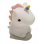 Figura Iluminada Decorativa Muitomas Unicornio USB-C Silicona Blanca