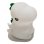Figura iluminada decorativa Muitomas Dinosaurio USB silicona blanca