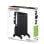 Calefactor de Piso Haeger MH-15B.007A 1500 W Mica Negro Acero
