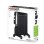 Calefactor de Piso Haeger MH-15B.007A 1500 W Mica Negro Acero