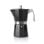 Italienische Espressokanne Ibili Evva Black Aluminium 12 Tassen Induktion