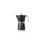 Italienische Espressokanne Ibili Evva Black Aluminium 12 Tassen Induktion