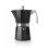 Italienische Espressokanne Ibili Evva Black Aluminium 12 Tassen Induktion