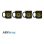 Set de 4 Tazas Espresso Batman Iconic ABYSTYLE Cerámica Negro 110 ml