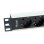 Régua de tomadas Equip 333311 4 Tomadas Basic Alumínio Preto Prata 1U Horizontal