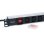 Multiprise Equip 333310 8 prises avec interrupteur câble 1,8 m aluminium noir