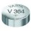 Pilha Varta V364 para relógio 1.55V Prata SR60