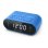 Reloj Despertador Digital MUSE M-10 BL Ovalado Azul con Radio FM