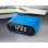 Reloj Despertador Digital MUSE M-10 BL Ovalado Azul con Radio FM