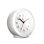Sveglia Analogica Mebus 25629 Bianca 12h con Sveglia e Funzione Snooze