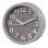 Despertador Analógico Hama Retro Gris con Alarma y Movimiento Silencioso