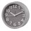 Despertador Analógico Hama Retro Gris con Alarma y Movimiento Silencioso